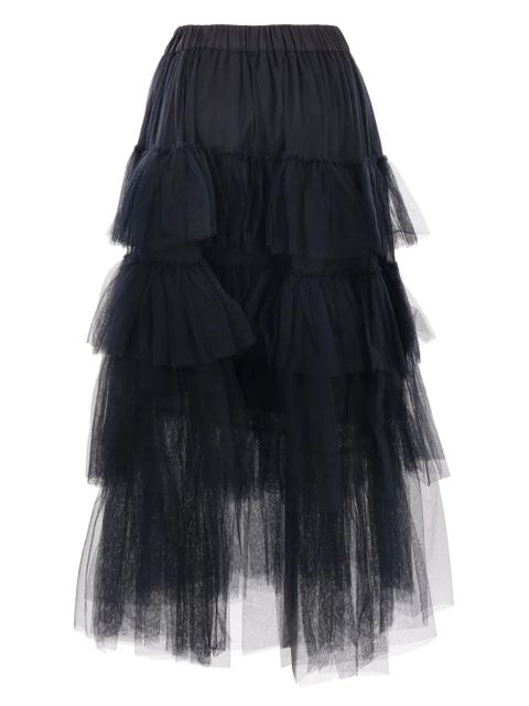 Simone Rocha tulle midi skirt - Black - zdjęcie produktu nr 2