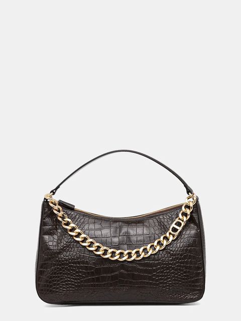 Twinset torebka skórzana kolor brązowy 252TD8252 - zdjęcie produktu nr 1