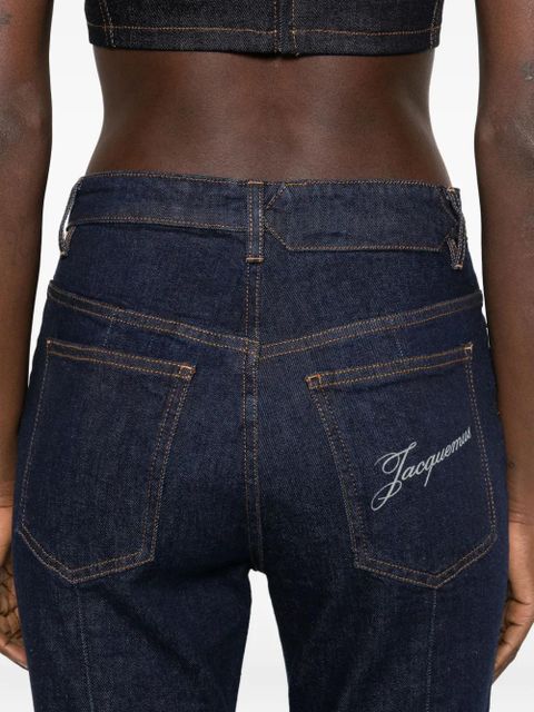 Jacquemus Le De-Nîmes panelled jeans - Blue