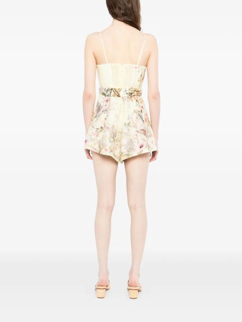 ZIMMERMANN Rebellion Fitted playsuit - Yellow