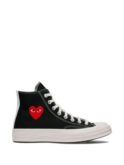 Comme Des Garçons x Converse Chuck 70 heart-motif high-top sneakers - Black - zdjęcie produktu nr 1