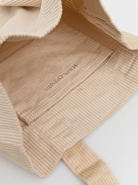 Marc O'Polo torebka bawełniana kolor beżowy 50919730202807 - zdjęcie produktu nr 2