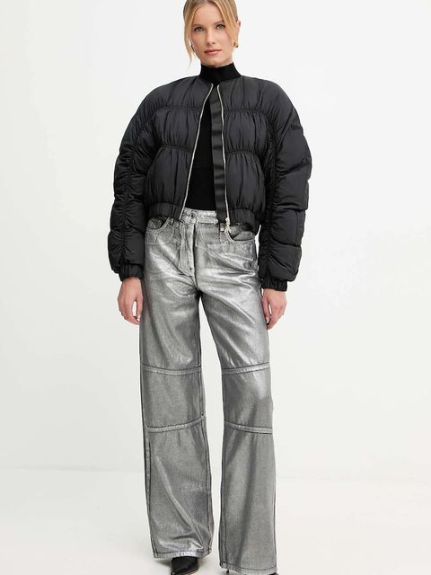 Patrizia Pepe kurtka kolor czarny przejściowa 8O0180 A609 - zdjęcie produktu nr 2