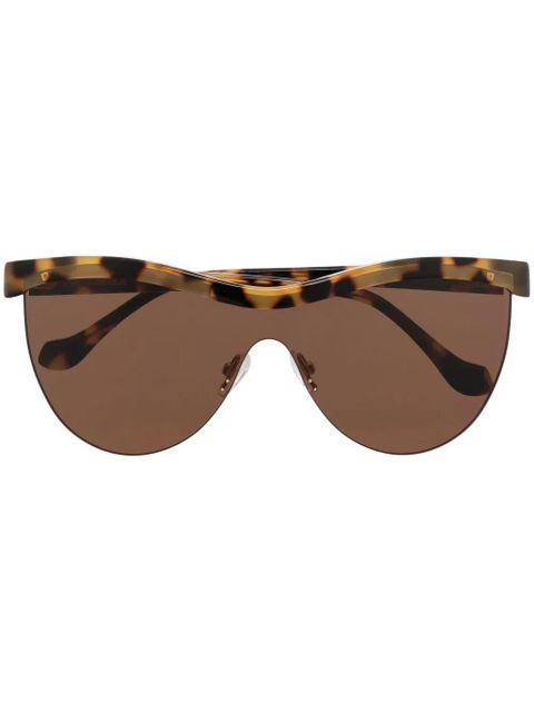 Nanushka round-frame sunglasses - Brown - zdjęcie produktu nr 1