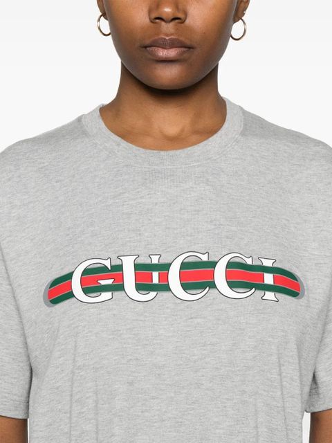 Gucci logo-print T-shirt - Grey