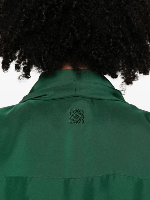 LOEWE pleated shirt - Green - zdjęcie produktu nr 1