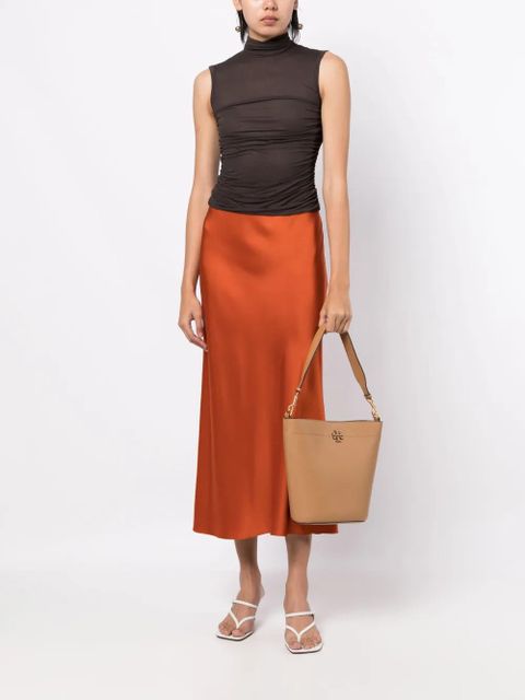 Tory Burch McGraw logo bucket bag - Brown - zdjęcie produktu nr 2