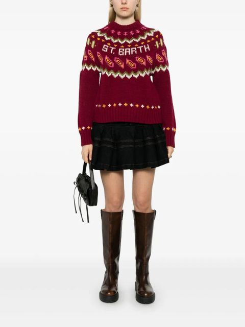 MC2 Saint Barth Kyla Nordic sweater - Red - zdjęcie produktu nr 2