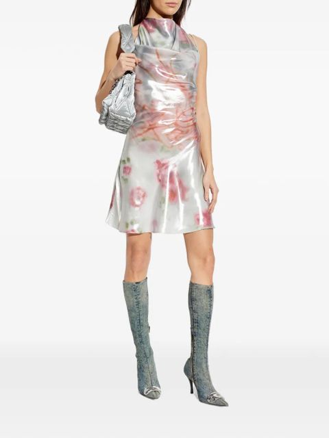 Diesel D-Ebra floral mini dress - White - zdjęcie produktu nr 2