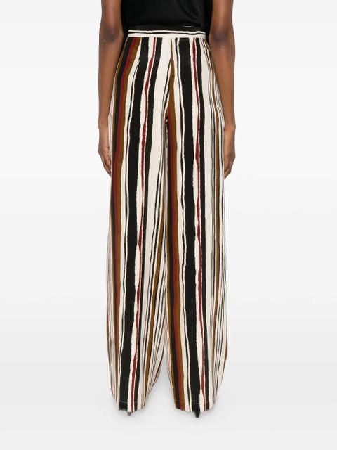 Max Mara striped trousers - White