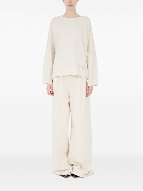 Maison Margiela round-neck jumper - Neutrals - zdjęcie produktu nr 2