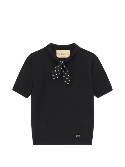 Valentino Garavani knit top - Black - zdjęcie produktu nr 1