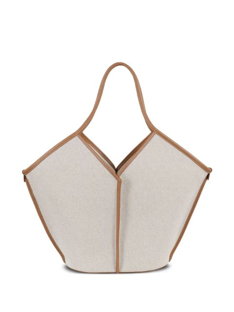 Hereu canvas tote bag - Neutrals