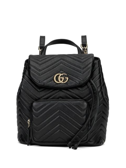 Gucci chevron quilted backpack - Black - zdjęcie produktu nr 1