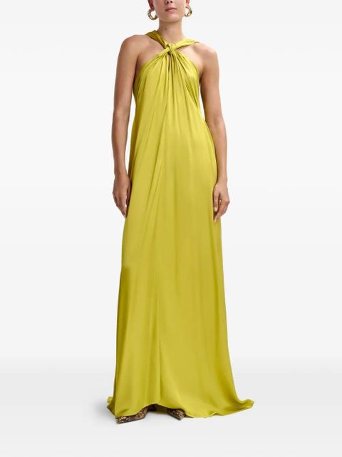 Essentiel Antwerp halterneck A-line dress - Yellow - zdjęcie produktu nr 2