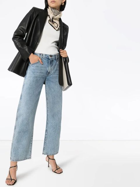 KHAITE kerrie wide leg jeans - Blue - zdjęcie produktu nr 2