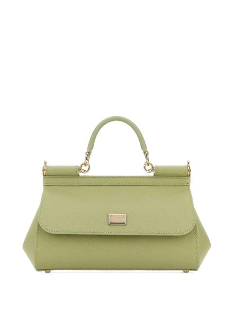 Dolce & Gabbana logo-plaque tote bag - Green - zdjęcie produktu nr 1
