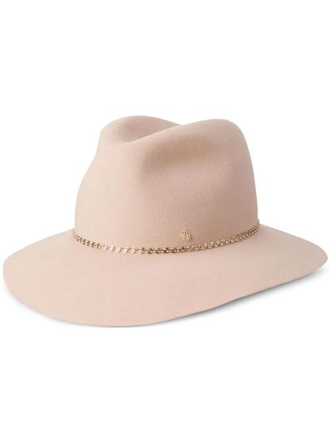 Maison Michel Henrietta fedora hat - Neutrals - zdjęcie produktu nr 1