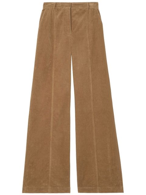 Burberry wide-leg corduroy trousers - Brown - zdjęcie produktu nr 1
