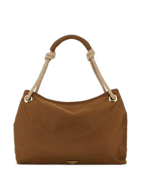 Prada triangle-logo tote bag - Brown - zdjęcie produktu nr 1