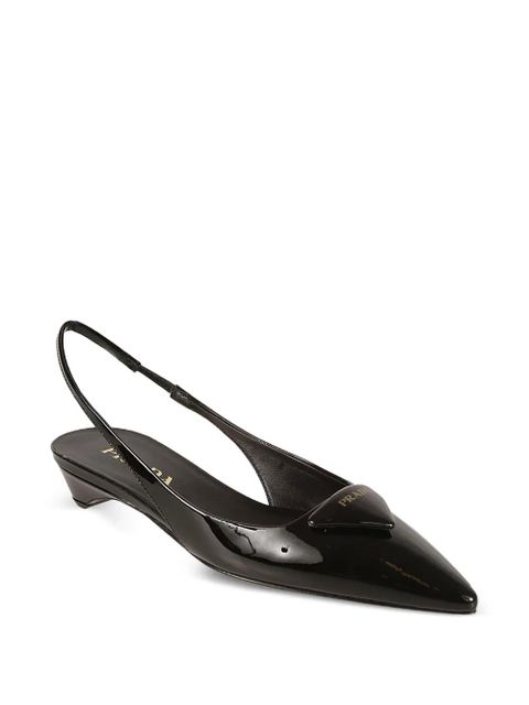 Prada heeled slingback pumps - Black - zdjęcie produktu nr 2