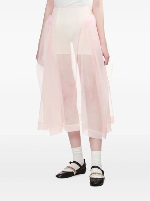 Simone Rocha sheer skirt - Pink