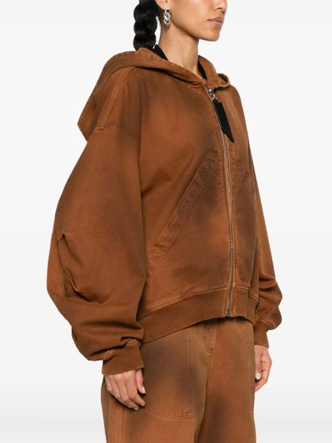 The Attico cotton jacket - Brown - zdjęcie produktu nr 2