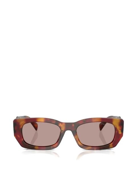 Prada rectangle-frame sunglasses - Brown - zdjęcie produktu nr 1