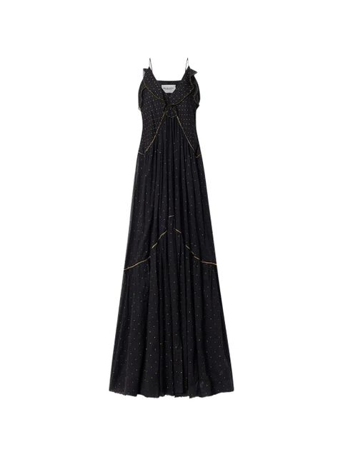 MARANT ÉTOILE Vasma ruffled V-neck maxi dress - Black - zdjęcie produktu nr 1