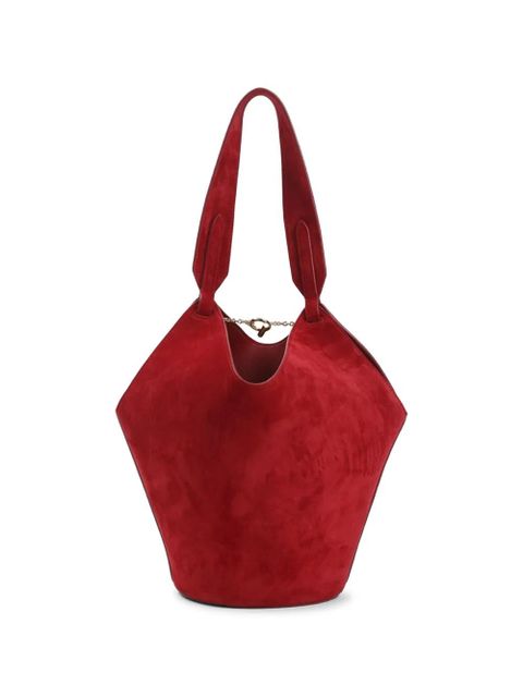 KHAITE small Lotus tote bag - Red - zdjęcie produktu nr 2