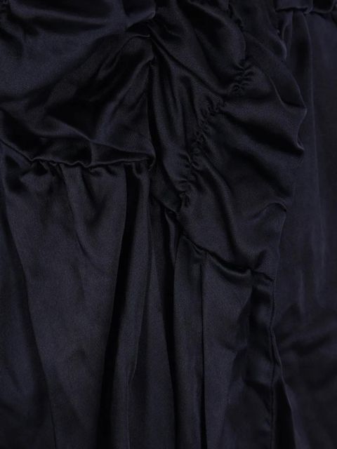 Comme Des Garçons ruffled-detail midi dress - Blue