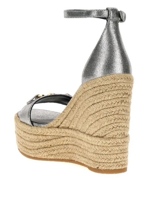 Versace 95mm Medusa espadrilles - Silver