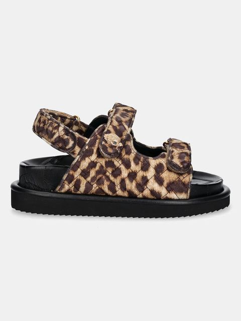 Kurt Geiger London sandały skórzane Orson damskie kolor beżowy na platformie 3469639289 - zdjęcie produktu nr 2