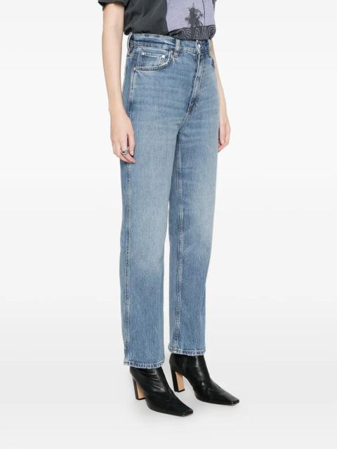 ANINE BING Jane high-waisted jeans - Blue