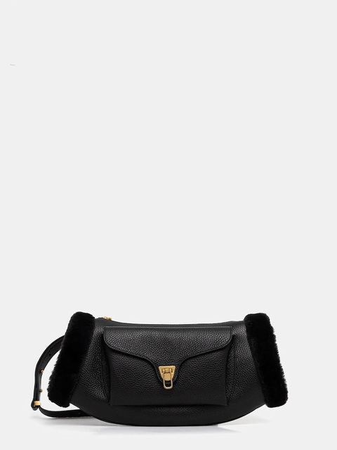 Coccinelle torebka skórzana BEAT kolor czarny E1.TDK.15.01.01 - zdjęcie produktu nr 1