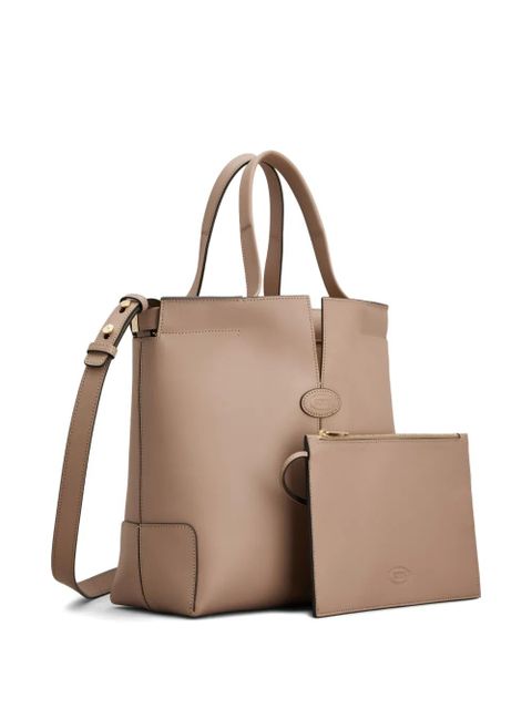 Tod's small DI Folio logo detail shopping tote - Neutrals - zdjęcie produktu nr 2
