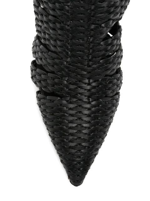 Casadei Julia Avenida pointed-toe ankle boots - Black