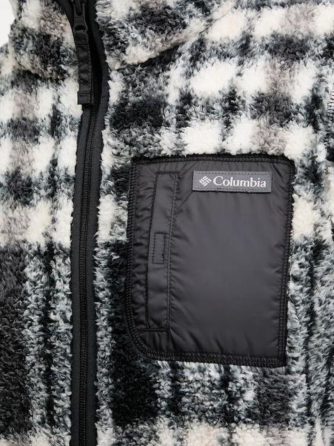 Columbia bluza outdoorowa West Bend damska kolor czarny wzorzysta 2085854