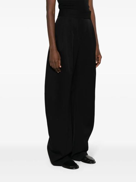 The Attico Gary wide-leg trousers - Black