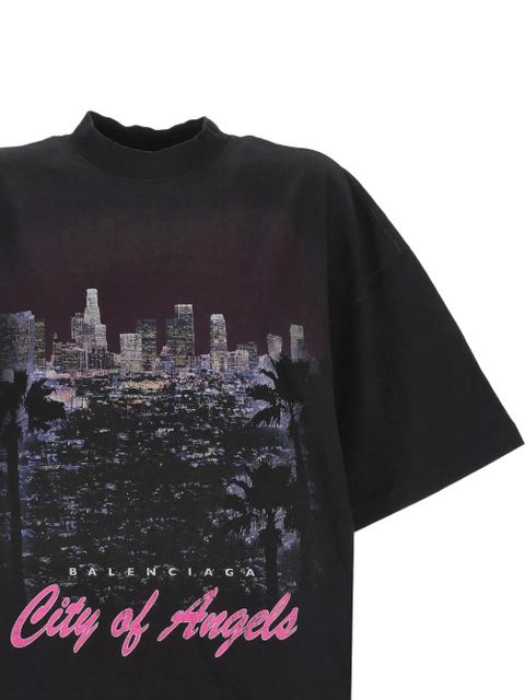Balenciaga City of Angels T-shirt - Black - zdjęcie produktu nr 2