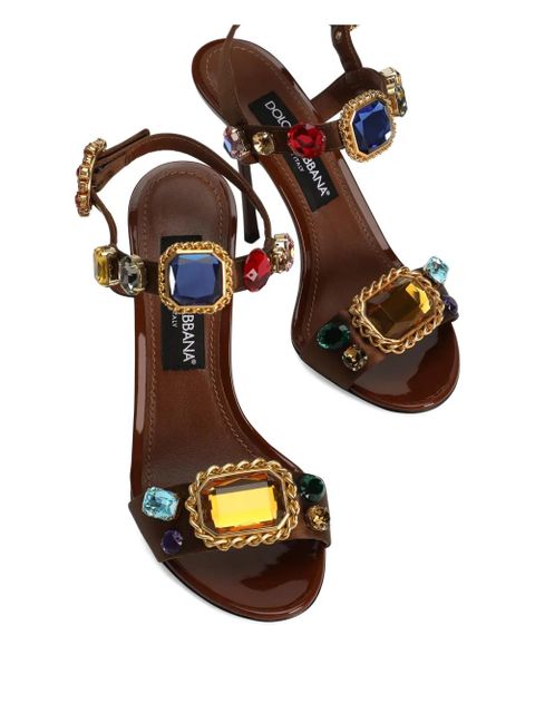 Dolce & Gabbana 105mm Keira 2.0 sandals - Brown
