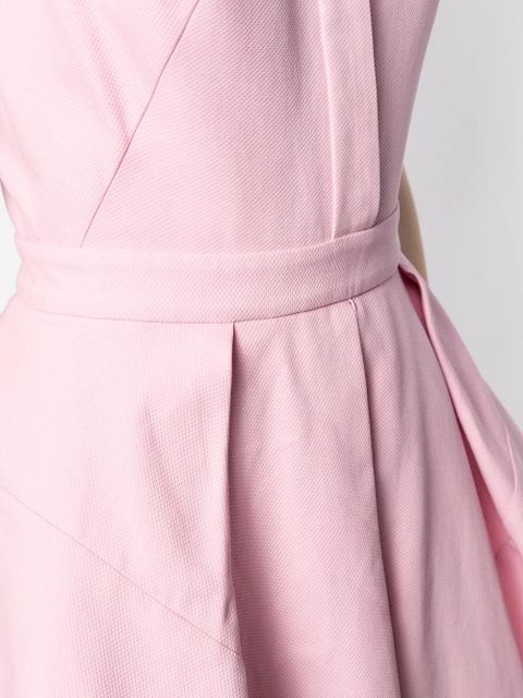 Alexander McQueen draped short dress - Pink