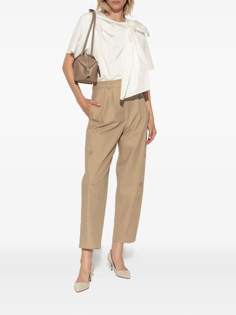 Jimmy Choo Romy metallic leather pointed-toe heels - Neutrals