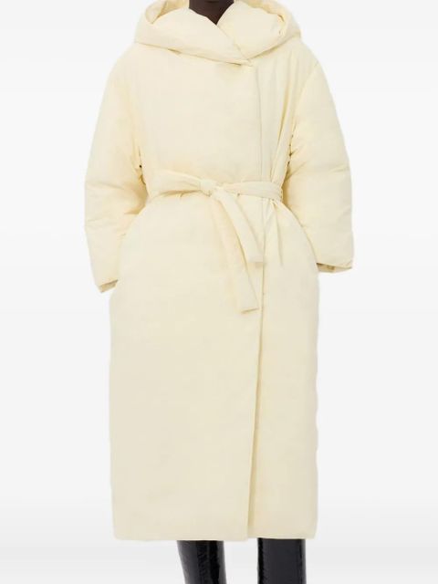 LouLou de Saison DORIS LDS hooded belted coat - Neutrals - zdjęcie produktu nr 1