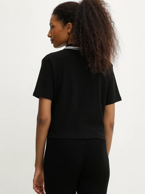 Guess polo FABIA damski kolor czarny V5BP00 K1891