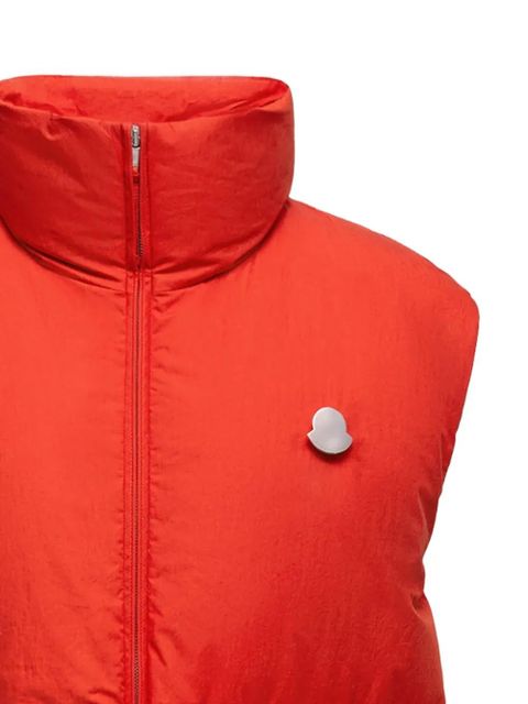 Moncler x Jil Sander logo-detail quilted gilet - Red - zdjęcie produktu nr 2
