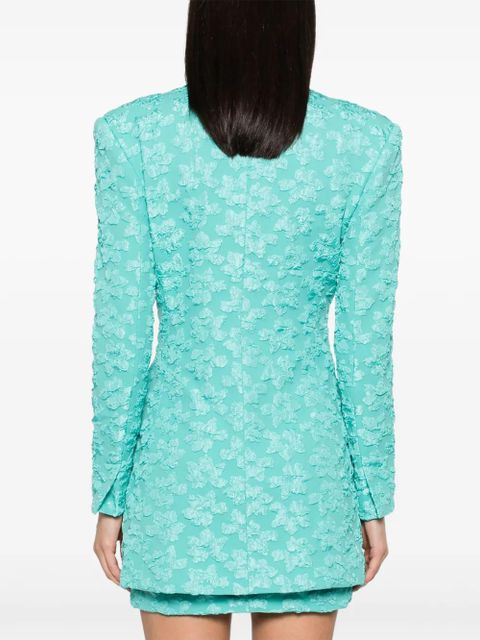 ROTATE BIRGER CHRISTENSEN textured double-breasted blazer - Green