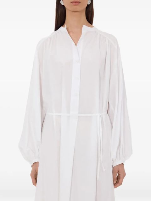 LouLou de Saison Vitti raglan-sleeve maxi dress - White