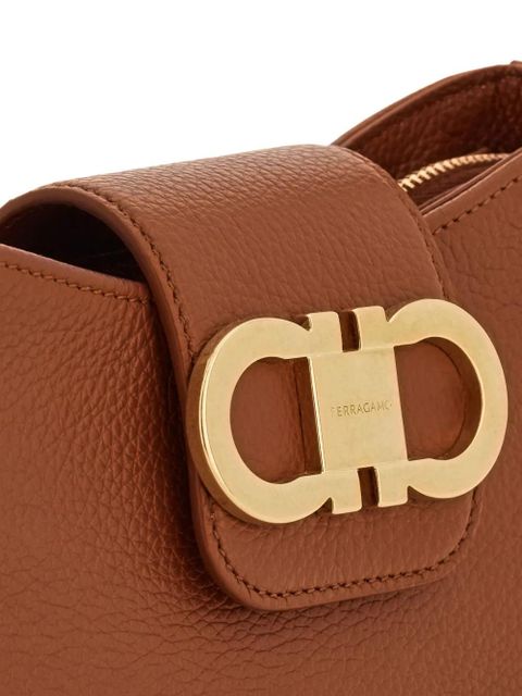 Ferragamo Double Gancini mini bag - Brown