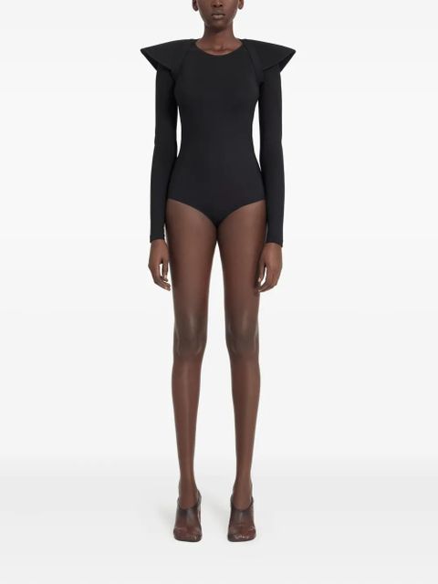 MM6 Maison Margiela shoulder-padded shrug - Black - zdjęcie produktu nr 1